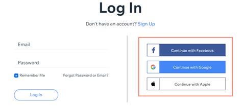 wix log in with google|Logging in to Your Wix Account 